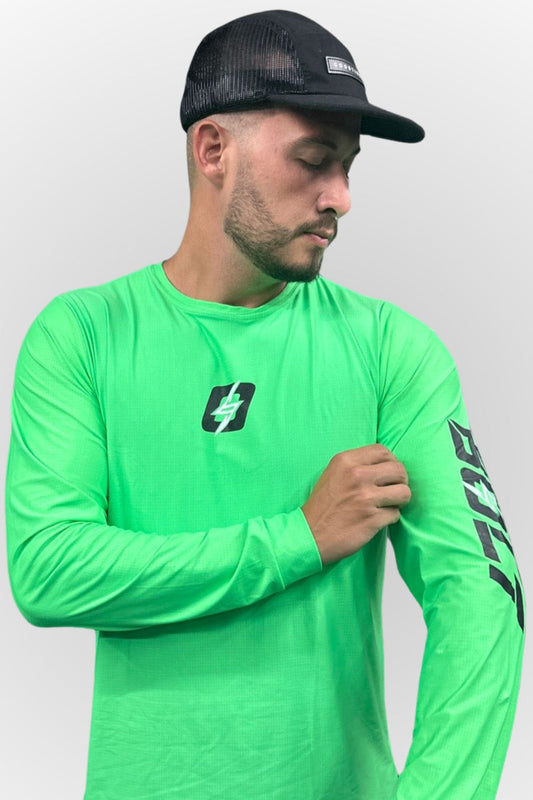 OdorBlock T-Shirt Long Sleeve Verde
